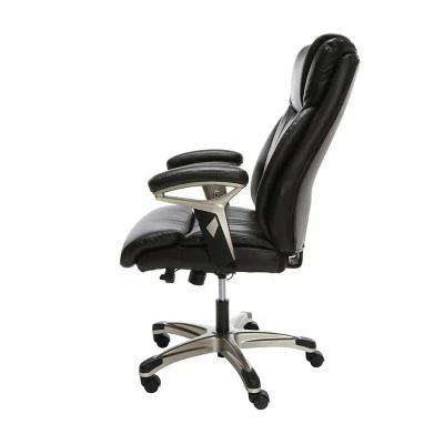 Ergonomic Executive Bonded Leather Office Chair Brown - OFM 4 Ergonomic Executive Bonded Leather Office Chair Brown - OFM - Image 2
