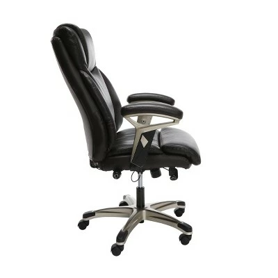 Ergonomic Executive Bonded Leather Office Chair Brown - OFM 5 Ergonomic Executive Bonded Leather Office Chair Brown - OFM - Image 3