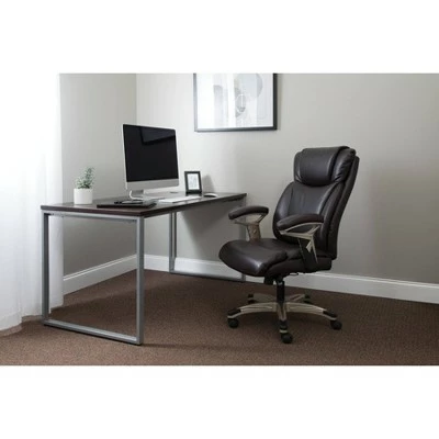 Ergonomic Executive Bonded Leather Office Chair Brown - OFM 7 Ergonomic Executive Bonded Leather Office Chair Brown - OFM - Image 5