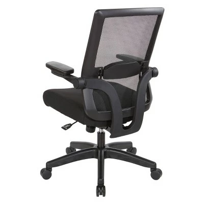 Back Flip Armchair - OSP Home Furnishings Black 6 Back Flip Armchair - OSP Home Furnishings Black - Image 4