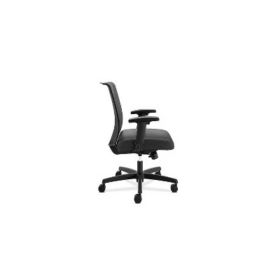 HON Convergence Chair Black Fabric/Black Plastic CMY1AUR10 4 HON Convergence Chair Black Fabric/Black Plastic CMY1AUR10 - Image 2
