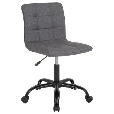 Flash Furniture Sorrento Home and Office Armless Task Office Chair with Tufted Back/Seat 15 Flash Furniture Sorrento Home and Office Armless Task Office Chair with Tufted Back/Seat - Image 13