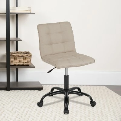 Flash Furniture Sorrento Home and Office Armless Task Office Chair with Tufted Back/Seat 21 Flash Furniture Sorrento Home and Office Armless Task Office Chair with Tufted Back/Seat - Image 19