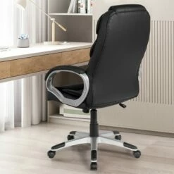 Costway Ergonomic Office Chair High Back Leather Computer Task Chair Adjustable -Office Chairs Sales Shop unnamed file 7793