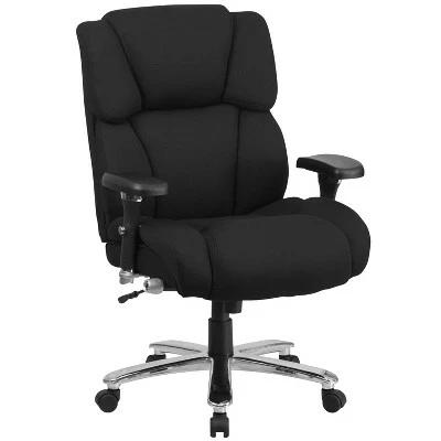 Flash Furniture HERCULES Series 24/7 Intensive Use Big & Tall 400 lb. Rated Executive Swivel Ergonomic Office Chair with Lumbar Knob and Tufted Headrest & Back 12 Flash Furniture HERCULES Series 24/7 Intensive Use Big & Tall 400 lb. Rated Executive Swivel Ergonomic Office Chair with Lumbar Knob and Tufted Headrest & Back - Image 10
