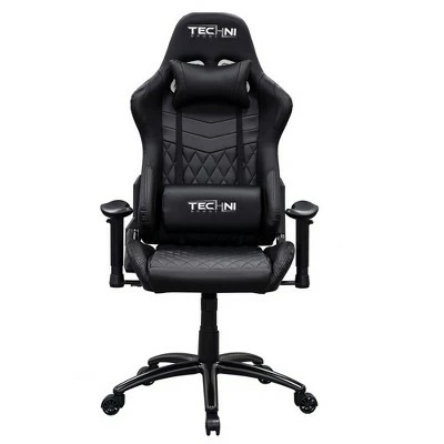 Ts-5100 Ergonomic High Back Racer Style Video Gaming Chair - Black - Techni Sport 4 Ts-5100 Ergonomic High Back Racer Style Video Gaming Chair - Black - Techni Sport - Image 2