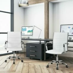 Costway Set of 2 PU Leather Office Chair High Back Conference Task Chair w/Armrests 14 Costway Set of 2 PU Leather Office Chair High Back Conference Task Chair w/Armrests -Office Chairs Sales Shop unnamed file 7876