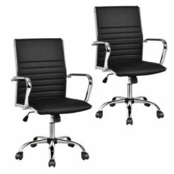Costway Set of 2 PU Leather Office Chair High Back Conference Task Chair w/Armrests 22 Costway Set of 2 PU Leather Office Chair High Back Conference Task Chair w/Armrests -Office Chairs Sales Shop unnamed file 7884