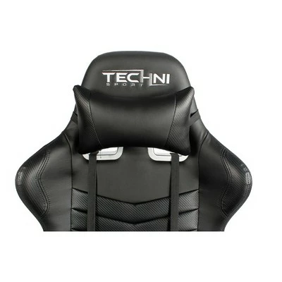 Ts-5100 Ergonomic High Back Racer Style Video Gaming Chair - Black - Techni Sport 11 Ts-5100 Ergonomic High Back Racer Style Video Gaming Chair - Black - Techni Sport - Image 9