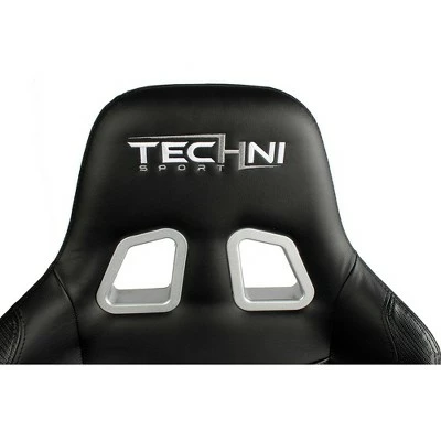 Ts-5100 Ergonomic High Back Racer Style Video Gaming Chair - Black - Techni Sport 12 Ts-5100 Ergonomic High Back Racer Style Video Gaming Chair - Black - Techni Sport - Image 10