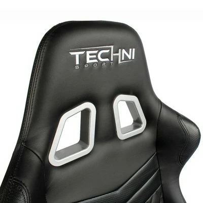 Ts-5100 Ergonomic High Back Racer Style Video Gaming Chair - Black - Techni Sport 14 Ts-5100 Ergonomic High Back Racer Style Video Gaming Chair - Black - Techni Sport - Image 12