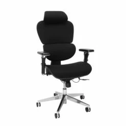 Ergo Fabric Upholstered Office Chair with Optional Headrest and Lumbar Support - OFM Black -Office Chairs Sales Shop unnamed file 7946