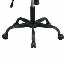 Curved Arms and Leatherette Upholstery Office Chair - Benzara Brown -Office Chairs Sales Shop unnamed file 8026