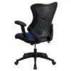 High Back Designer Mesh Executive Swivel Ergonomic Office Chair with Adjustable Arms - Riverstone Furniture Black
