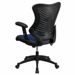 High Back Designer Mesh Executive Swivel Ergonomic Office Chair with Adjustable Arms - Riverstone Furniture Black