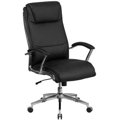 Merrick Lane High-Back Office Chair with Padded Arms Ergonomic Executive Swivel Task Chair with Headrest 8 Merrick Lane High-Back Office Chair with Padded Arms Ergonomic Executive Swivel Task Chair with Headrest - Image 6