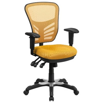 Mid Back Mesh Multifunction Executive Swivel Ergonomic Office Chair - Riverstone Furniture White 17 Mid Back Mesh Multifunction Executive Swivel Ergonomic Office Chair - Riverstone Furniture White - Image 15
