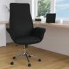 Merrick Lane Ergonomic Executive Office Chair in Contemporary With Flared Arms And Adjustable Height