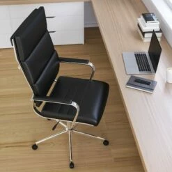 Merrick Lane High Panel-Back Ergonomic Office Chair with Padded Metal Arms Executive Swivel Computer Desk Chair -Office Chairs Sales Shop unnamed file 8080