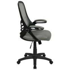 Emma and Oliver High Back Mesh Ergonomic Office Chair with Flip-up Arms -Office Chairs Sales Shop unnamed file 8097