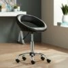 Studio 55D Orbit Black Faux Leather Adjustable Rolling Office Stool 2 Studio 55D Orbit Black Faux Leather Adjustable Rolling Office Stool -Office Chairs Sales Shop unnamed file 8139