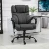Vinsetto Big and Tall Ergonomic Executive Office Computer Chair 500lbs High with Upholste Thick Padding Headrest and Armrest Linen -Office Chairs Sales Shop unnamed file 8174