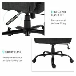 Vinsetto Big and Tall Ergonomic Executive Office Computer Chair 500lbs High with Upholste Thick Padding Headrest and Armrest Linen 15 Vinsetto Big and Tall Ergonomic Executive Office Computer Chair 500lbs High with Upholste Thick Padding Headrest and Armrest Linen -Office Chairs Sales Shop unnamed file 8179