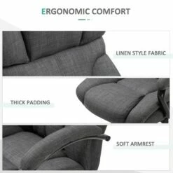Vinsetto Big and Tall Ergonomic Executive Office Computer Chair 500lbs High with Upholste Thick Padding Headrest and Armrest Linen 16 Vinsetto Big and Tall Ergonomic Executive Office Computer Chair 500lbs High with Upholste Thick Padding Headrest and Armrest Linen -Office Chairs Sales Shop unnamed file 8180