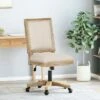 Sandine Rustic Upholstered Swivel Office Chair - Christopher Knight Home Beige/natural -Office Chairs Sales Shop unnamed file 820