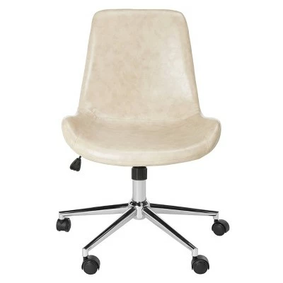 Fletcher Swivel Office Chair - Safavieh Beige 12 Fletcher Swivel Office Chair - Safavieh Beige - Image 10
