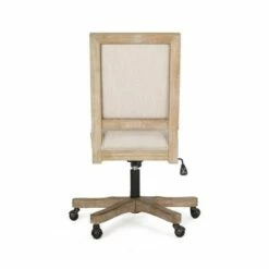 Sandine Rustic Upholstered Swivel Office Chair - Christopher Knight Home Beige/natural 19 Sandine Rustic Upholstered Swivel Office Chair - Christopher Knight Home Beige/natural -Office Chairs Sales Shop unnamed file 824