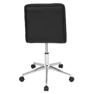 Caviar Contemporary Office Chair - LumiSource Black 6 Caviar Contemporary Office Chair - LumiSource Black - Image 4