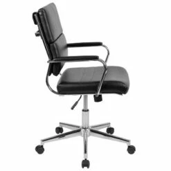 Emma and Oliver Mid-Back LeatherSoft Contemporary Panel Executive Swivel Office Chair -Office Chairs Sales Shop unnamed file 8259