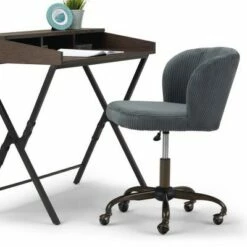 Higgins Swivel Office Chair - Wyndenhall Gray