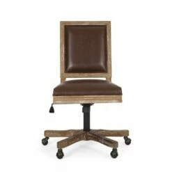 Sandine Rustic Upholstered Swivel Office Chair - Christopher Knight Home Beige/natural 27 Sandine Rustic Upholstered Swivel Office Chair - Christopher Knight Home Beige/natural -Office Chairs Sales Shop unnamed file 832
