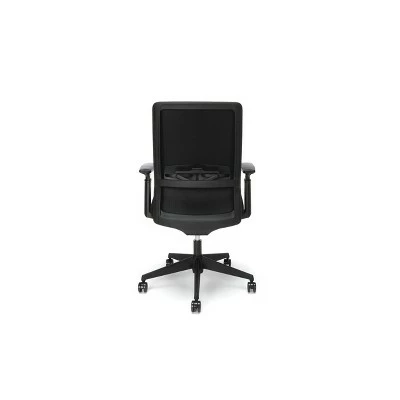 Biometric Commercial Grade Fabric Upholstered Task Chair - HON BASYX Gray 3 Biometric Commercial Grade Fabric Upholstered Task Chair - HON BASYX Gray