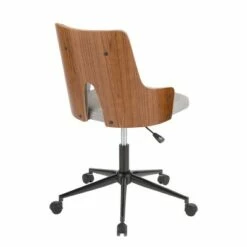 Stella Mid Century Modern Office Chair Gray - Lumisource -Office Chairs Sales Shop unnamed file 8331