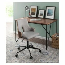 Stella Mid Century Modern Office Chair Gray - Lumisource -Office Chairs Sales Shop unnamed file 8336