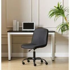 Modern Adjustable Rolling Office Chair - WOVENBYRD Charcoal -Office Chairs Sales Shop unnamed file 8351