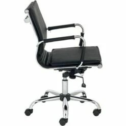 Studio 55D Tanner Black Faux Leather Lowback Desk Chair -Office Chairs Sales Shop unnamed file 8387