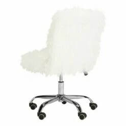 Whitney Faux Sheepskin Chrome Leg Swivel Office Chair - Safavieh White/gold 15 Whitney Faux Sheepskin Chrome Leg Swivel Office Chair - Safavieh White/gold -Office Chairs Sales Shop unnamed file 8394