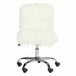 Whitney Faux Sheepskin Chrome Leg Swivel Office Chair - Safavieh White/gold 18 Whitney Faux Sheepskin Chrome Leg Swivel Office Chair - Safavieh White/gold -Office Chairs Sales Shop unnamed file 8397