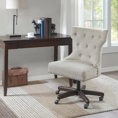 Madison Park Laura Office Chair Cream 3 Madison Park Laura Office Chair Cream