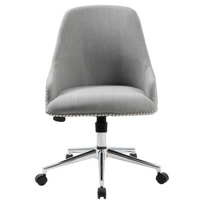 Boss Office Products Carnegie Desk Chair Gray - Boss 5 Boss Office Products Carnegie Desk Chair Gray - Boss - Image 3