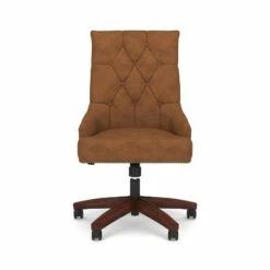 Button Tufted High Back Desk Chair - Quarters & Craft Tidal Blue -Office Chairs Sales Shop unnamed file 8454