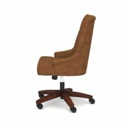 Button Tufted High Back Desk Chair - Quarters & Craft Tidal Blue -Office Chairs Sales Shop unnamed file 8456