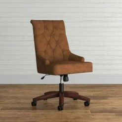 Button Tufted High Back Desk Chair - Quarters & Craft Tidal Blue -Office Chairs Sales Shop unnamed file 8458