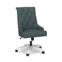 Button Tufted High Back Desk Chair - Quarters & Craft Tidal Blue -Office Chairs Sales Shop unnamed file 8462