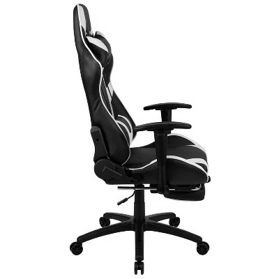 Emma and Oliver Racing Gaming Ergonomic Chair with Reclining Back, Footrest in Red LeatherSoft 13 Emma and Oliver Racing Gaming Ergonomic Chair with Reclining Back, Footrest in Red LeatherSoft - Image 11