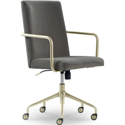 Adore Decor Giselle Gold Desk Chair - Adore Décor Blue 12 Adore Decor Giselle Gold Desk Chair - Adore Décor Blue - Image 10